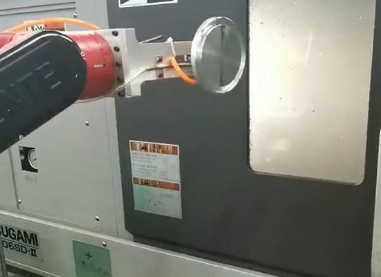 Tsugami CNC Lathe with Robotic Arm